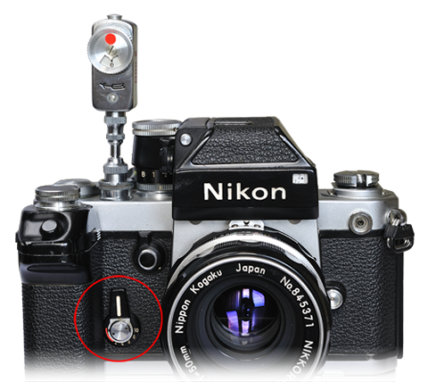Nikon F2 con disparador Kopil model II